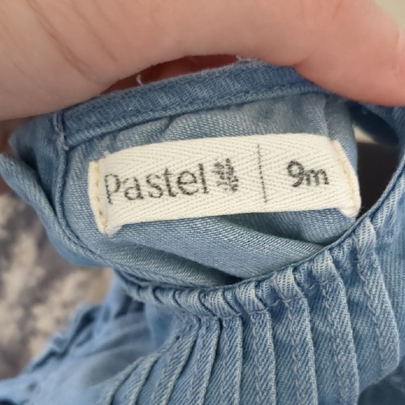 Light Blue Baby Romper - Picture 3 of 3